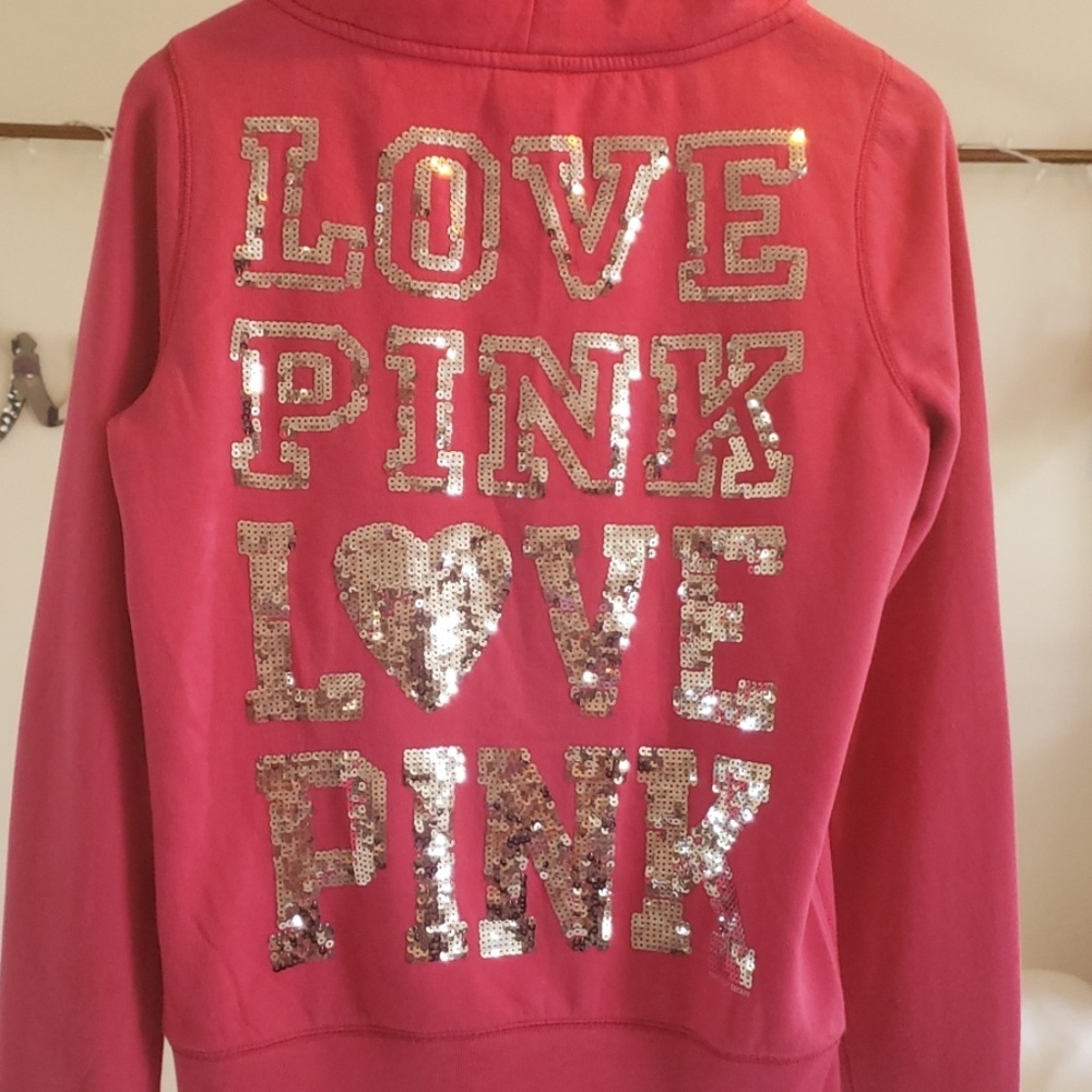 PINK Brand & COLOR ~ MED. HOODIE